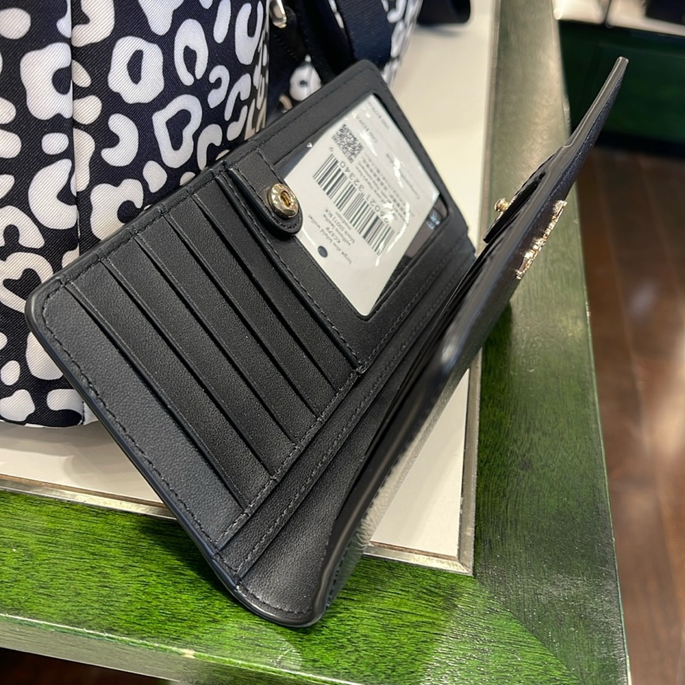 Kate Spade Madison Large Slim Bifold Wallet
Black 
NWT - Picture 14 of 16
